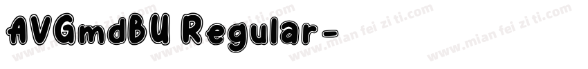 AVGmdBU Regular字体转换